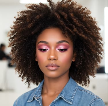 Your Go-To Spring Makeup Look with Pink Eyes & Berry Lips.