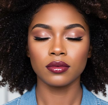 Your Go-To Spring Makeup Look with Pink Eyes & Berry Lips.