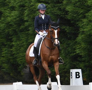 Rosie Shaw on her horse