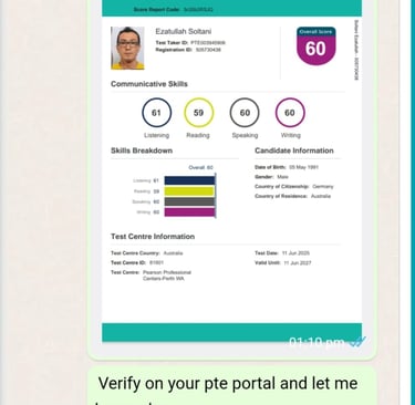 buy pte certificate without exams