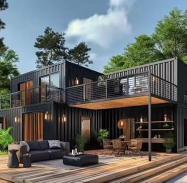 2 story container House with lanai