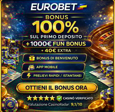 eurobet banner offerta benvenuto 