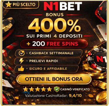 n1bet banner bonus di benvenuto 