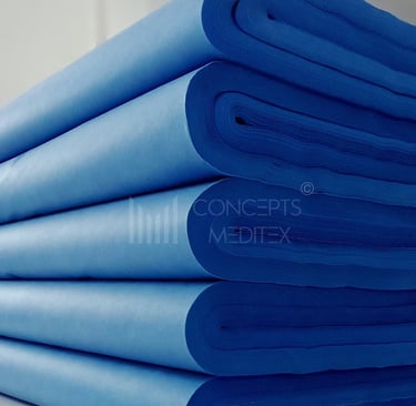 Blue SMMS Sterilization Wrapping sheet