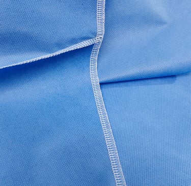 Surgical Gown with over edge seam 