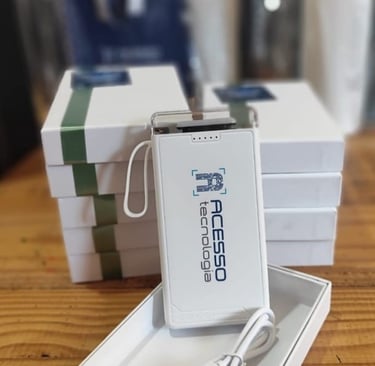 powerbank personalizada com logomarca em Piracicaba