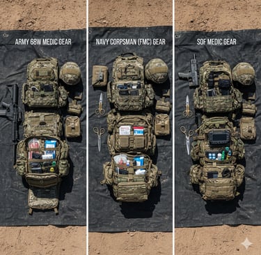 Do medics in the military wear the same gear