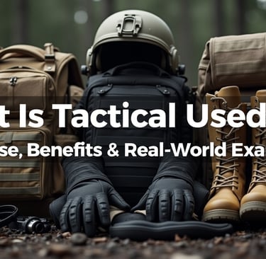 What Is Tactical Gear Used For?