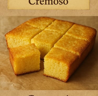 Bolo de Fubá Cremoso