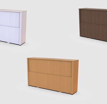 materiales disponibles para el mueble con elevador de tv