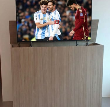 Mueble con elevador de tv