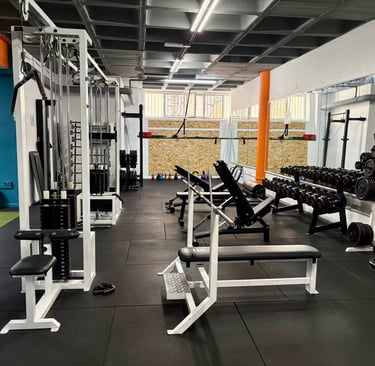 Sala de fuerza Gimnasio en Elda RST personal fitness