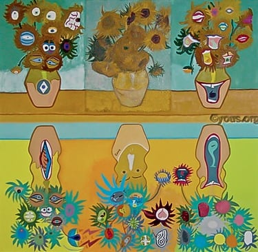 Vangogh 1998 first oil painting by artist Yous