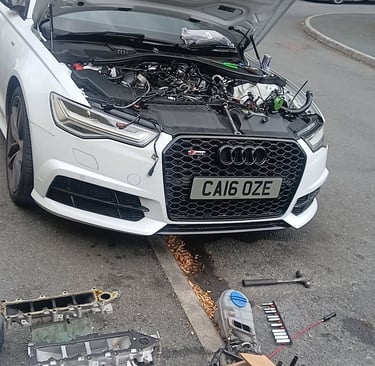 On-site brake repair by SSK Mobile Mechanics using OEM parts