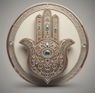 La Mano de Fátima, también conocida como jamsa, hamsa, khamsa o hamesh