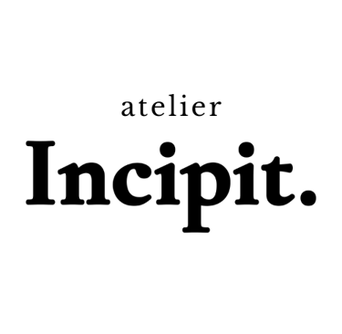 Logo de la marque d’accessoires cousus main et upcyclés Atelier Incipit.
