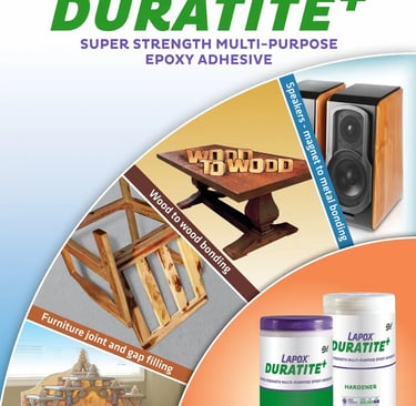 Lapox duratite - super strength, multipurpose epoxy adhesive system.