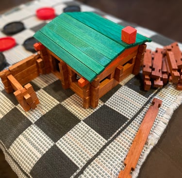 Log Cabin Building Toy