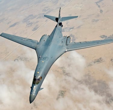 B-1B Lancer Bomber refuelling