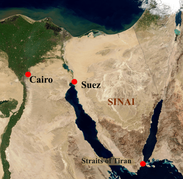 Tanto Press Sinai map