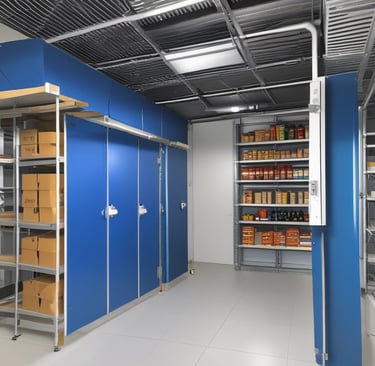 commercial cold room solution for food storage