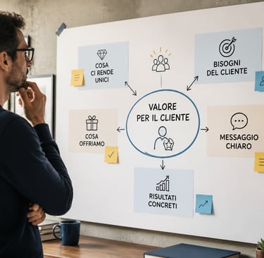 Value proposition ed elevator pitch per PMI