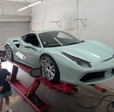 wheel alignment for lowered cars