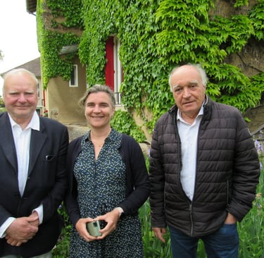 Les fondateurs du festival deS musiqueS de Saint Germain du Plain- Crédit photo : MEMazeau, JSL 2023