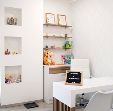 Consultorio de Sonrilandia Tepic, clínica dental familiar con ambiente amigable.