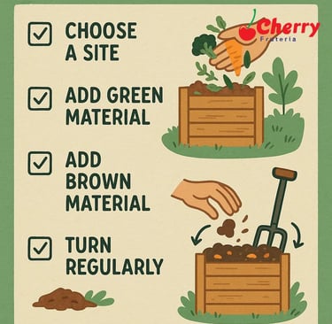 Lista visual de pasos para papás.