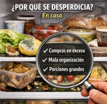  "¿POR QUÉ SE DESPERDICIA?"