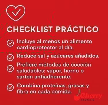  Infografía con consejos para proteger el corazón.