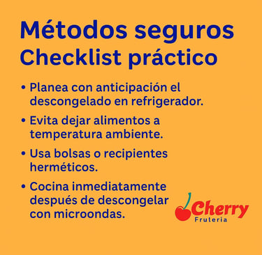 Infografía con métodos seguros.