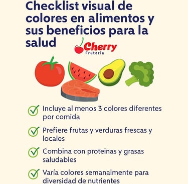 Infografía con colores y beneficios.