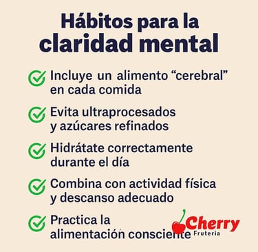 Infografía con tips para mejorar concentración.