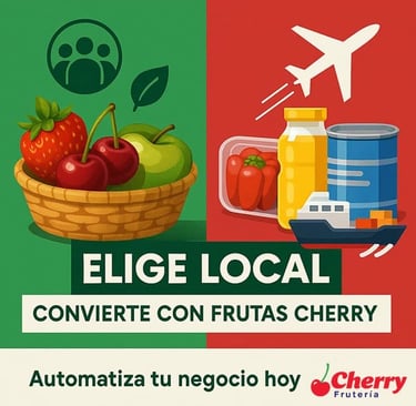 Comparativa de productos locales y extranjeros