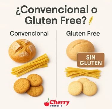 Pan, pasta y galletas sin gluten