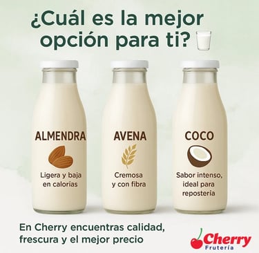 Leches vegetales evaluando el sabor y beneficio