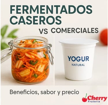 Comparativa de precios de alimentos fermentados