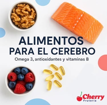  Comparativa alimentos y suplementos para el cerebro