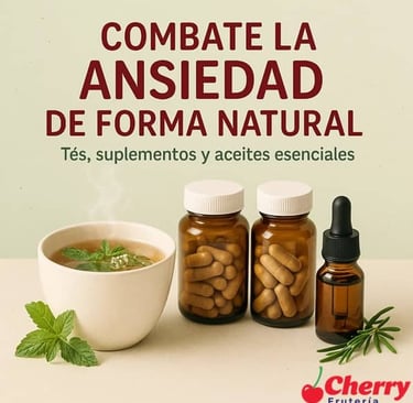 Comparativa tés, suplementos y aceites para ansiedad