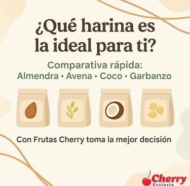 Tabla nutricional de harinas