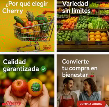 Comparativa calidad productos Cherry Supermercado