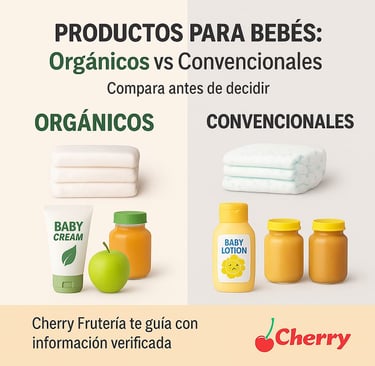 Pañales, cremas y alimentos para bebés