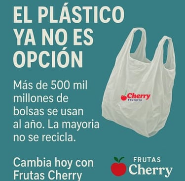  Comparativa visual de bolsas de tela y plástico