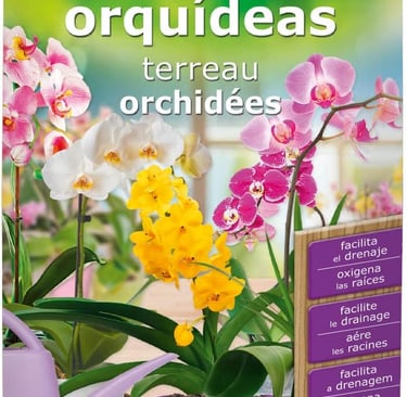 sustrato para orquideas