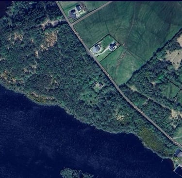 location of Garvros Glamping Pods