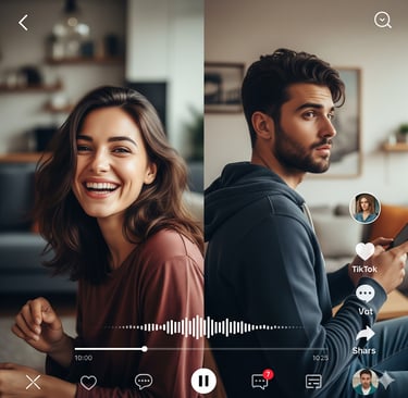 TikTok refletindo diferenças entre amor autêntico e amor líquido em 2025