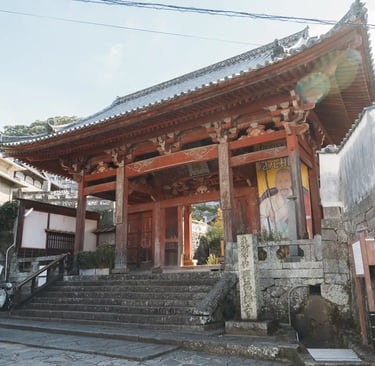 Kofukuji Temple in Nagasaki, the oldest Chinese temple in Japan and a spiritual center for the Chine
