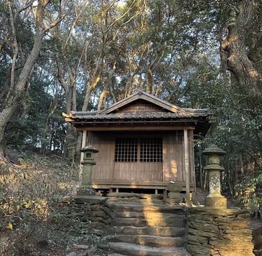 Karematsu Shrine in Nagasaki, a Shinto shrine historically connected to the Hidden Christian communi